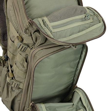 Mochila táctica HISPEED II X41 negra 29,5 L vista frontal