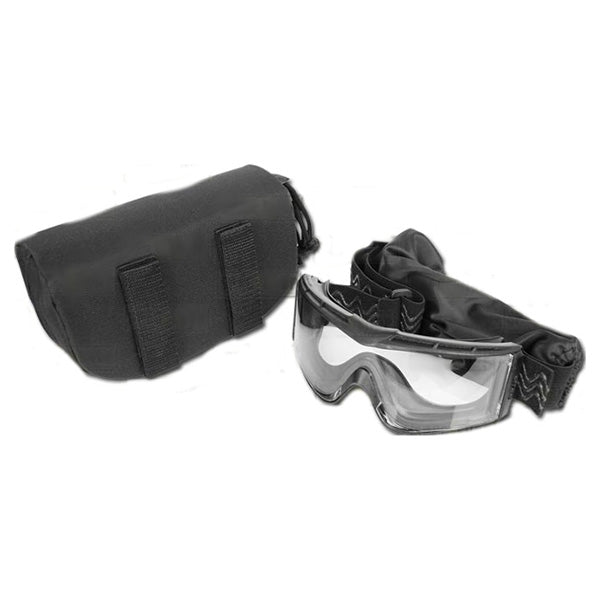 Gafas tácticas BOLLE X-810 negras con lente transparente