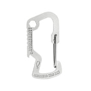Mosquetón LEATHERMAN plateado con abridor y destornillador hexagonal