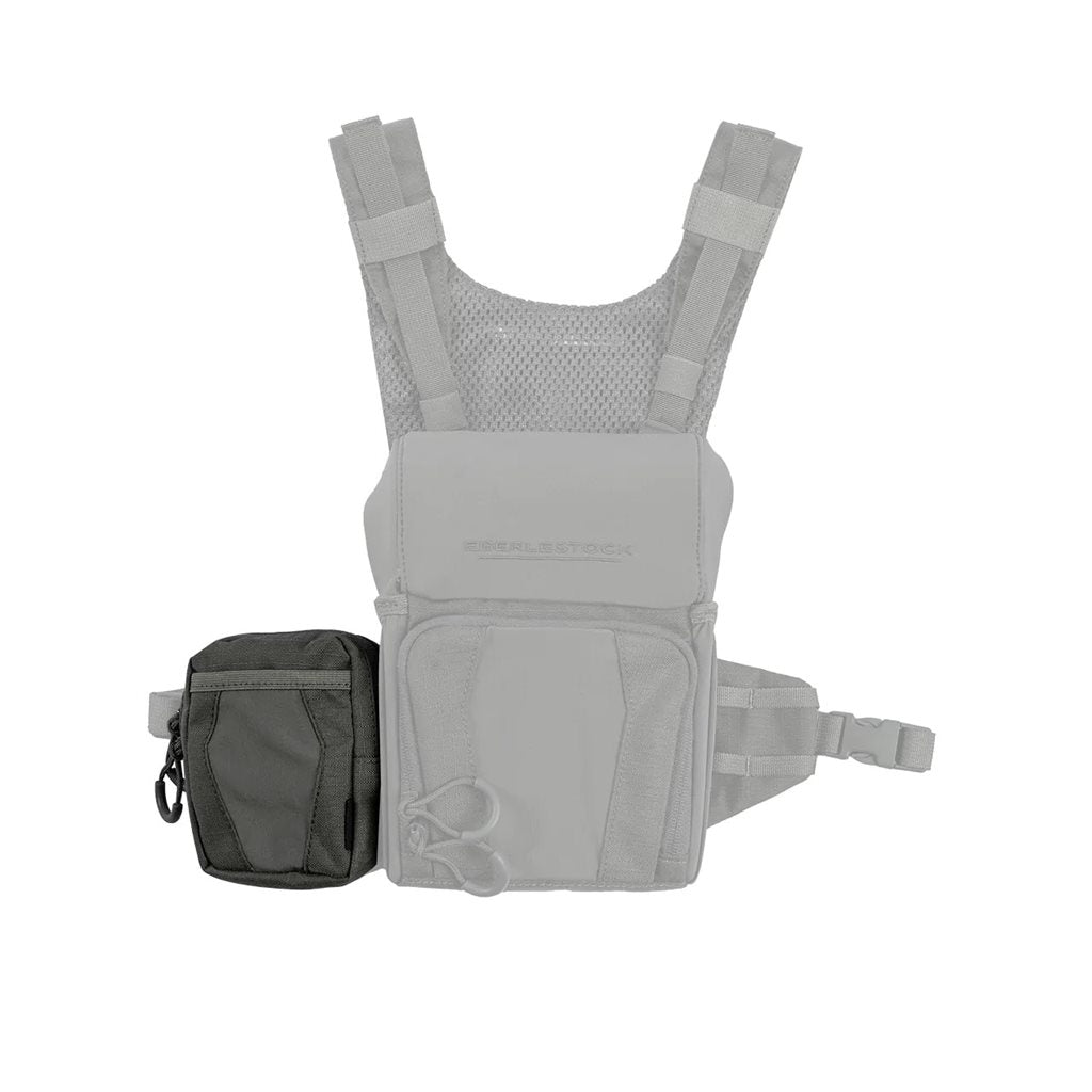 Funda RECON universal gris de Eberlestock con cremallera bidireccional y bolsillo frontal
