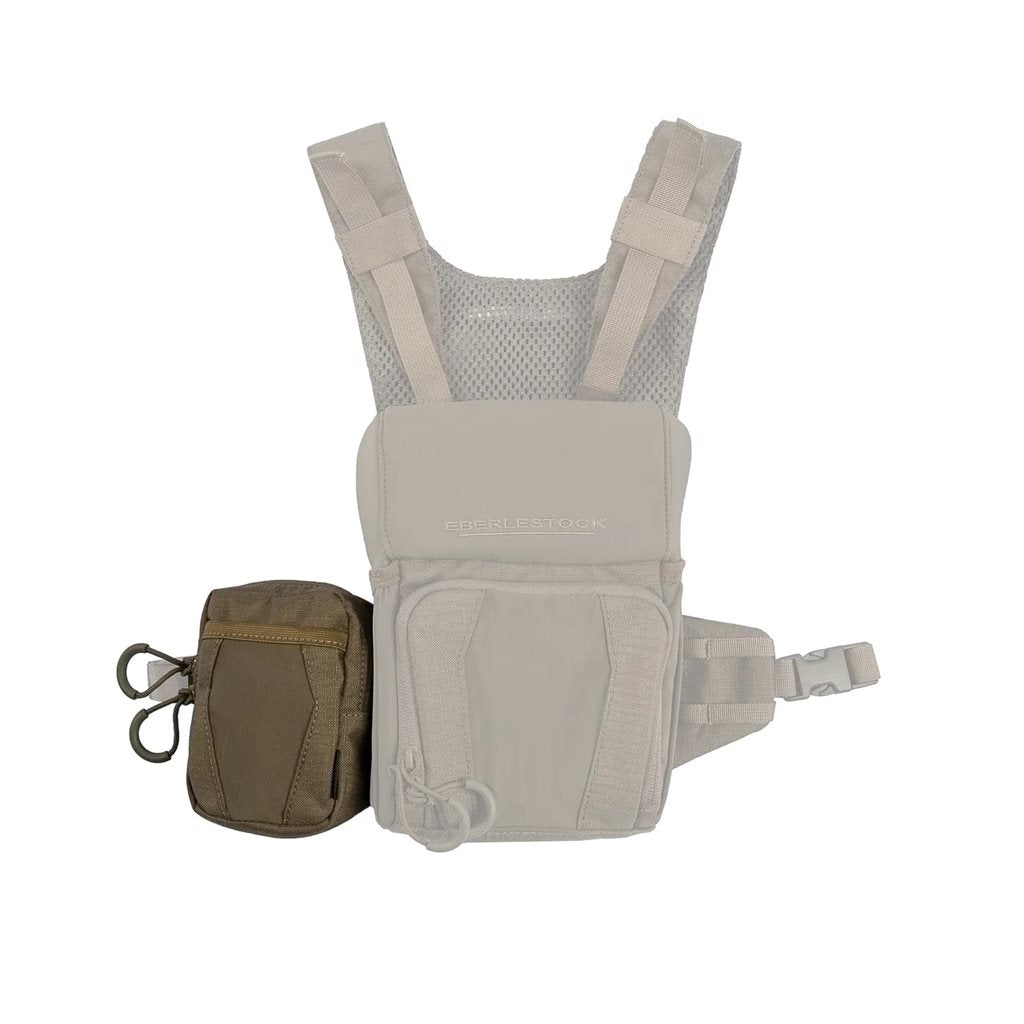Funda RECON universal gris de Eberlestock con cremallera bidireccional y bolsillo frontal