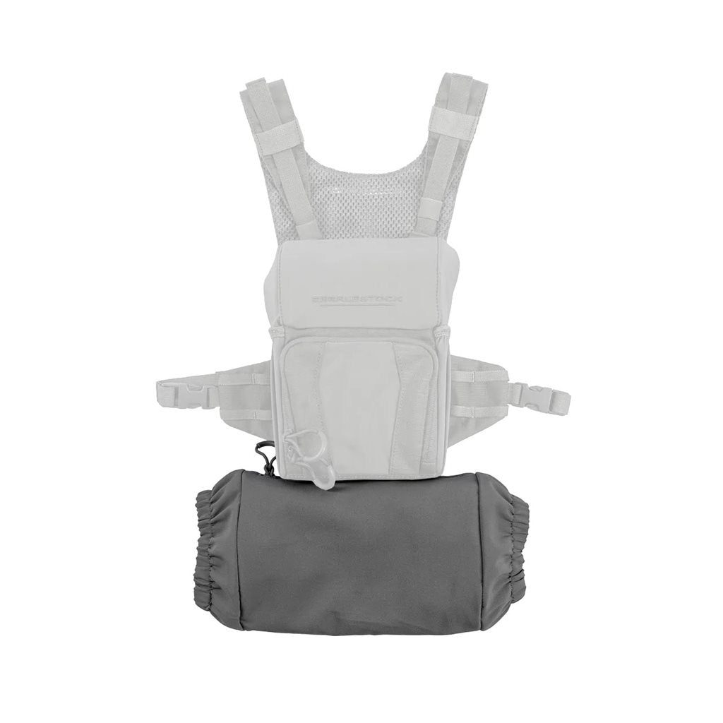 Calentador de manos RECON gris de Eberlestock con correa lumbar ajustable y bolsillo frontal