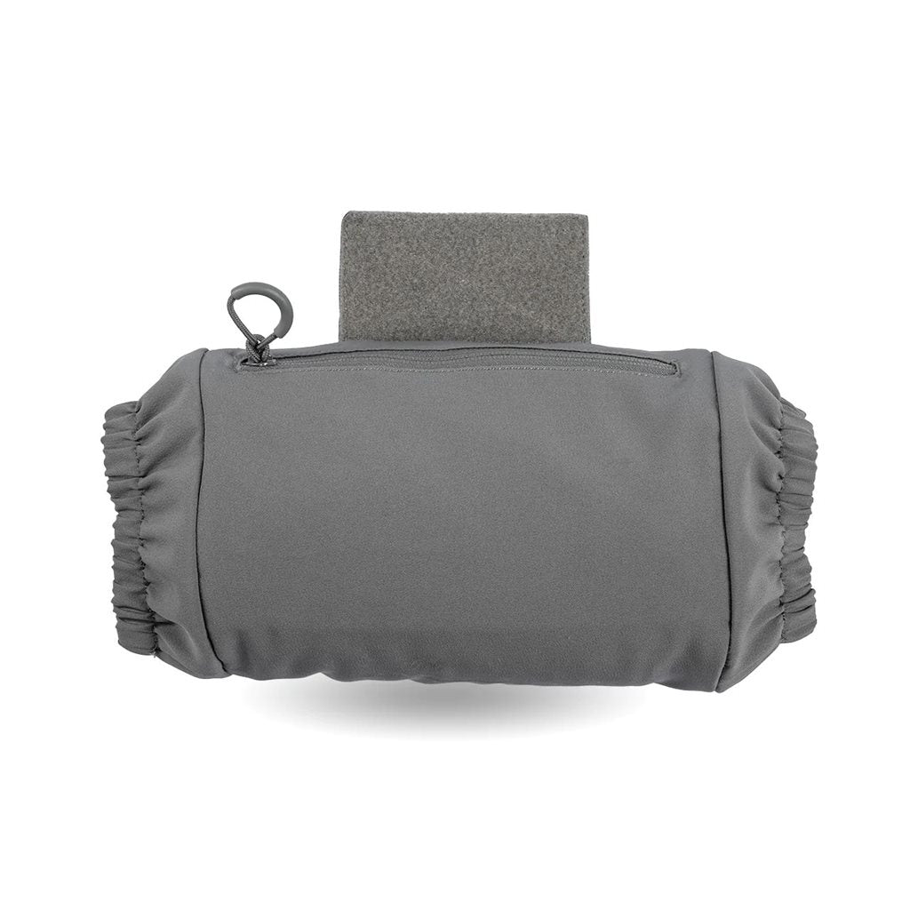 Calentador de manos RECON gris de Eberlestock con correa lumbar ajustable y bolsillo frontal