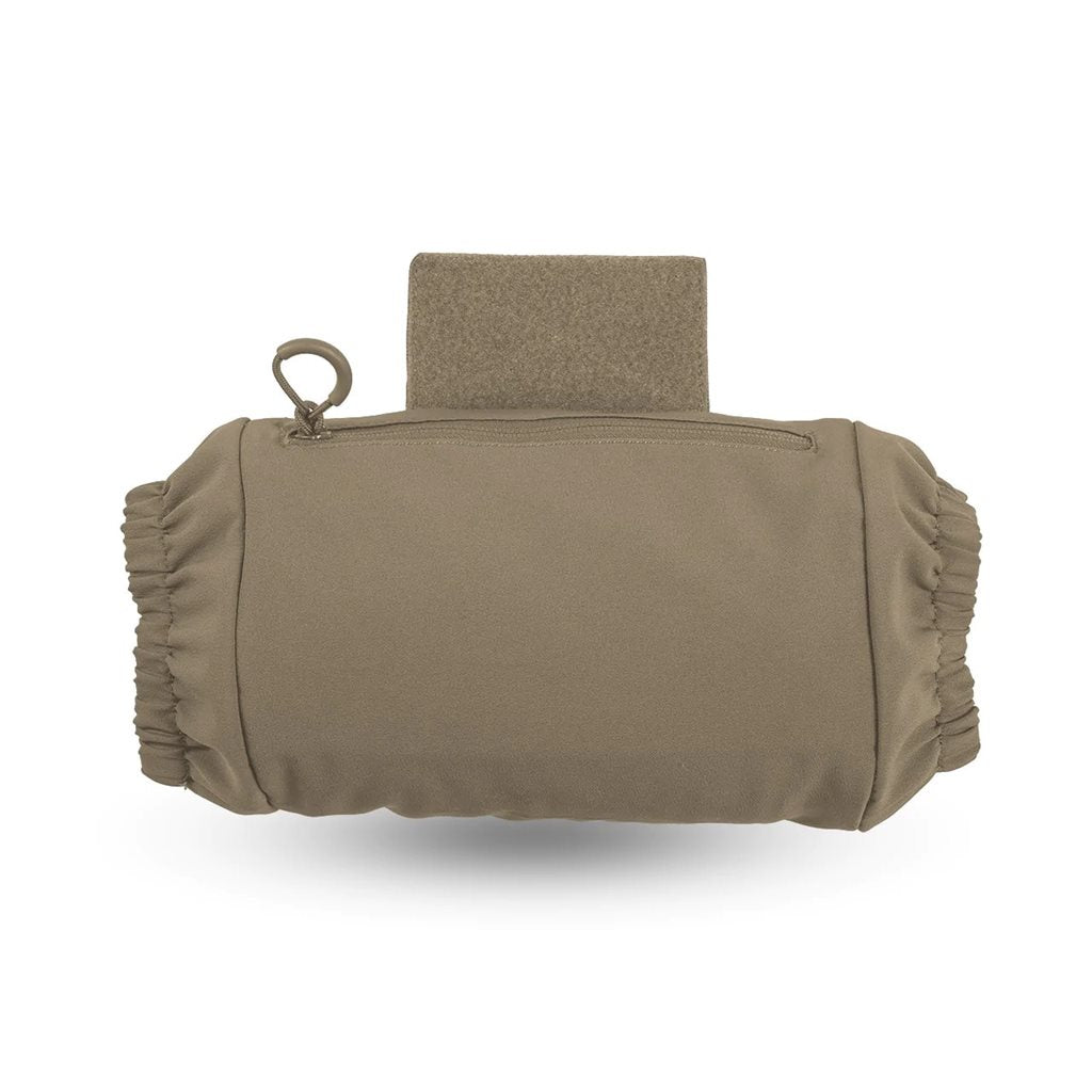 Calentador de manos RECON gris de Eberlestock con correa lumbar ajustable y bolsillo frontal