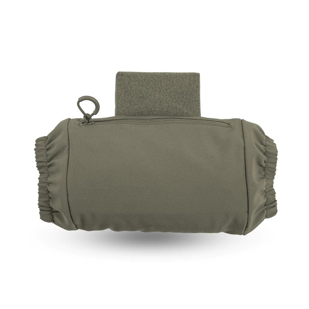 Calentador de manos RECON gris de Eberlestock con correa lumbar ajustable y bolsillo frontal
