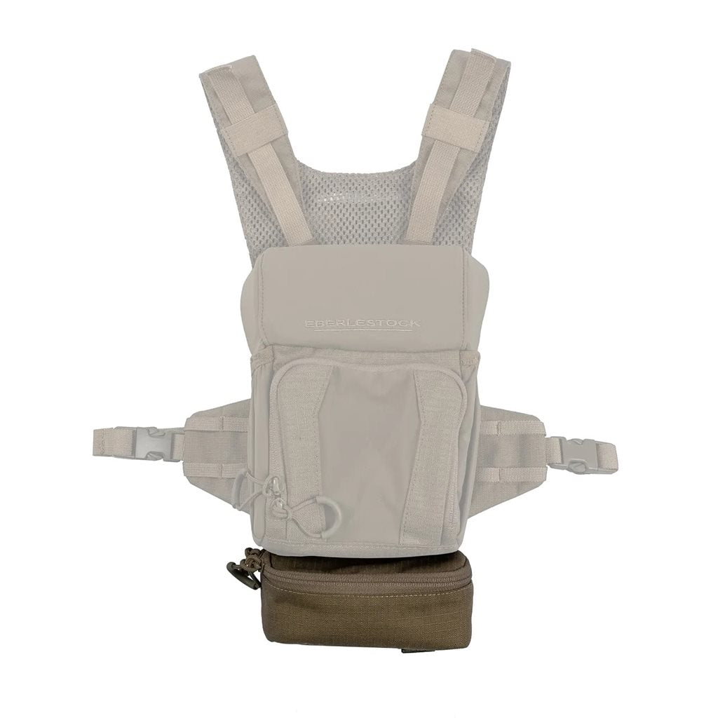 Funda RECON QUICKCASE gris de Eberlestock con cremallera bidireccional y solapa de velcro