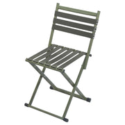 Silla plegable con respaldo ARMY NATURE
