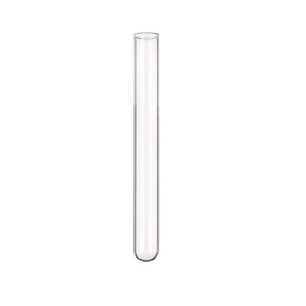 Tubo de ensayo de vidrio con fondo redondo 16 cm 15 mm - Ref. 8201615