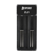 Cargador ZL21 universal para dos baterías con puerto USB-C