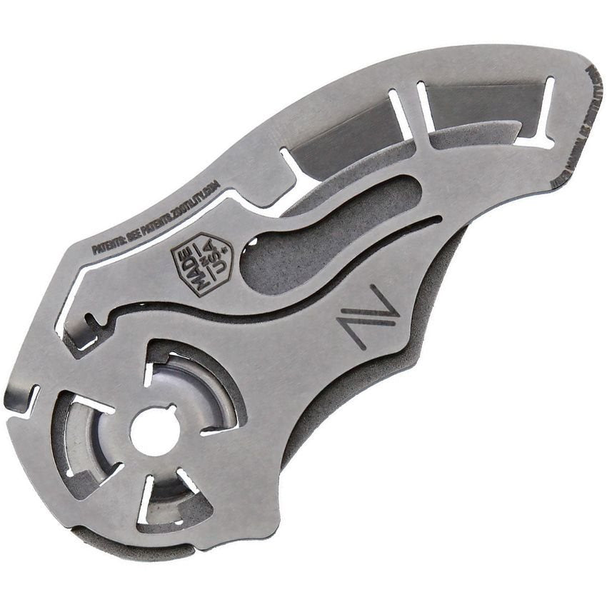 Navaja plegable ST-2 con hoja 440C, orificio de apertura y flipper