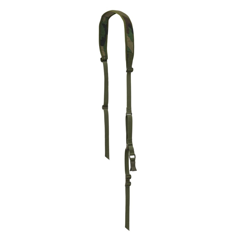 Eslinga de dos puntos MIRAGE Carbine Sling negra con nylon resistente, acolchado y tira de velcro