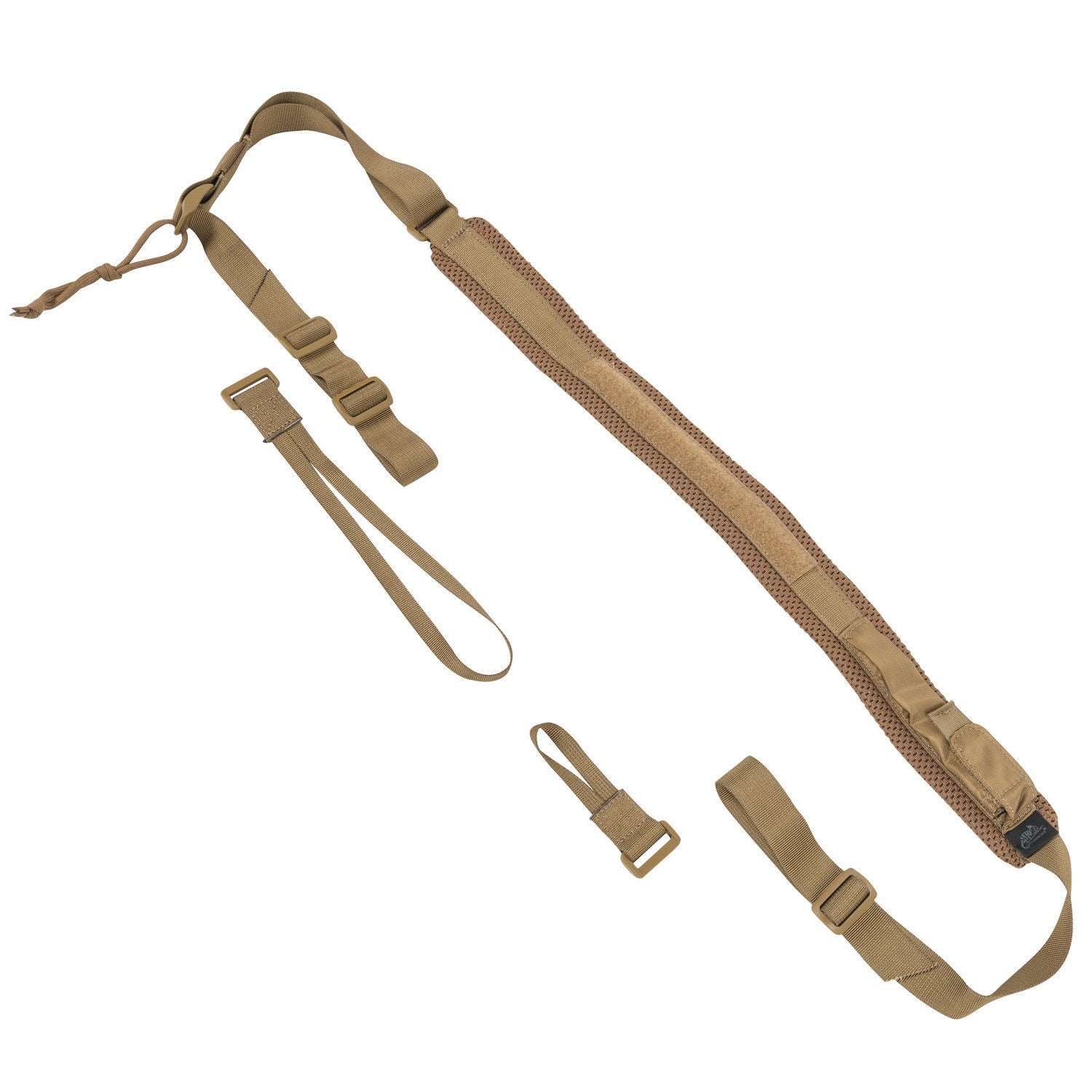 Correa de arma Carbine Sling negra, correa de dos puntos acolchada con malla transpirable