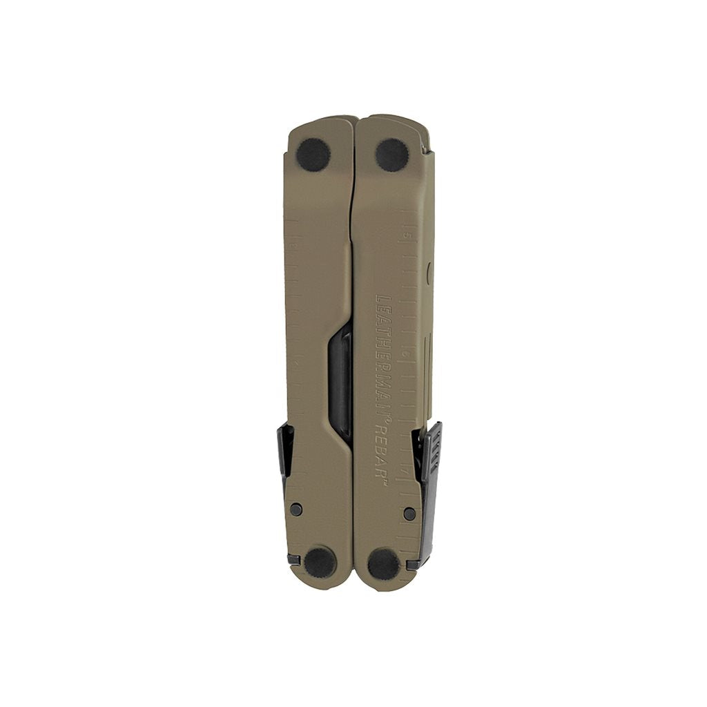 Multitool Leatherman Rebar Coyote Tan — pinzas plegables multifuncion