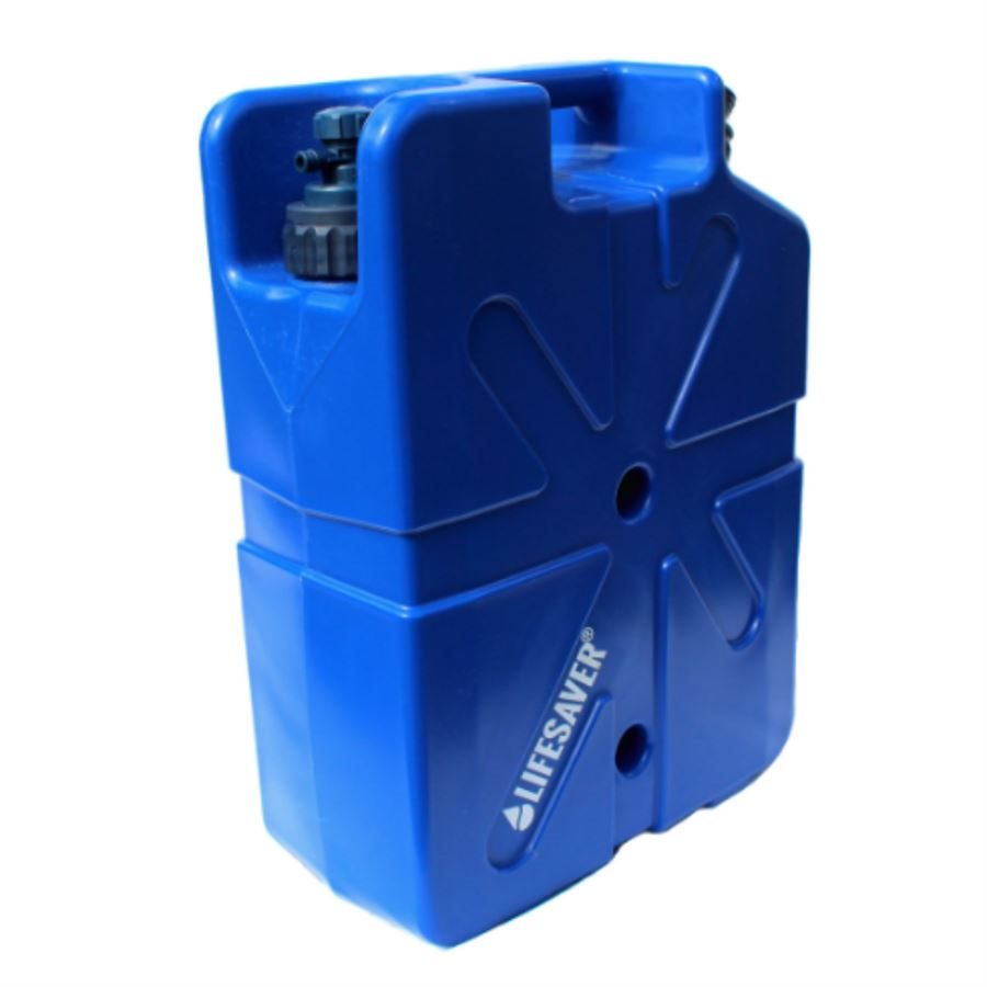 Bidón filtrante LIFESAVER Jerrycane 20K azul oscuro de 18,5 litros