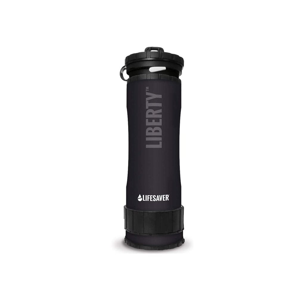 Botella filtrante LIFESAVER LIBERTY negra