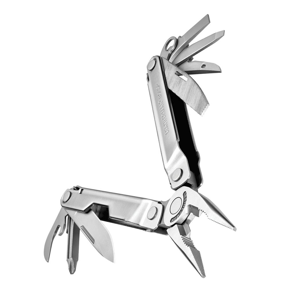 Alicates multifunción LEATHERMAN Bond plateados, 14 herramientas, acero inoxidable