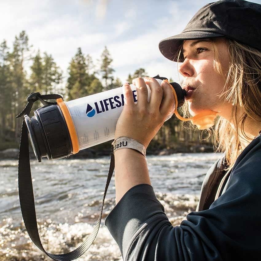 Botella filtrante LIFESAVER LIBERTY, ligera para camping y emergencias