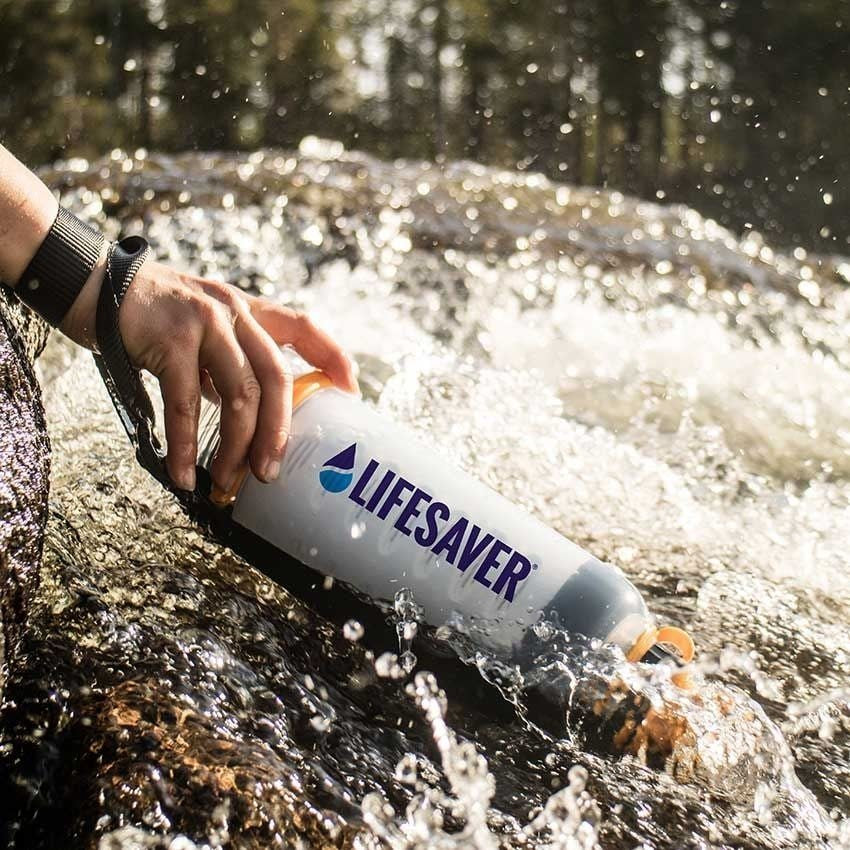 Botella filtrante LIFESAVER LIBERTY, ligera para camping y emergencias