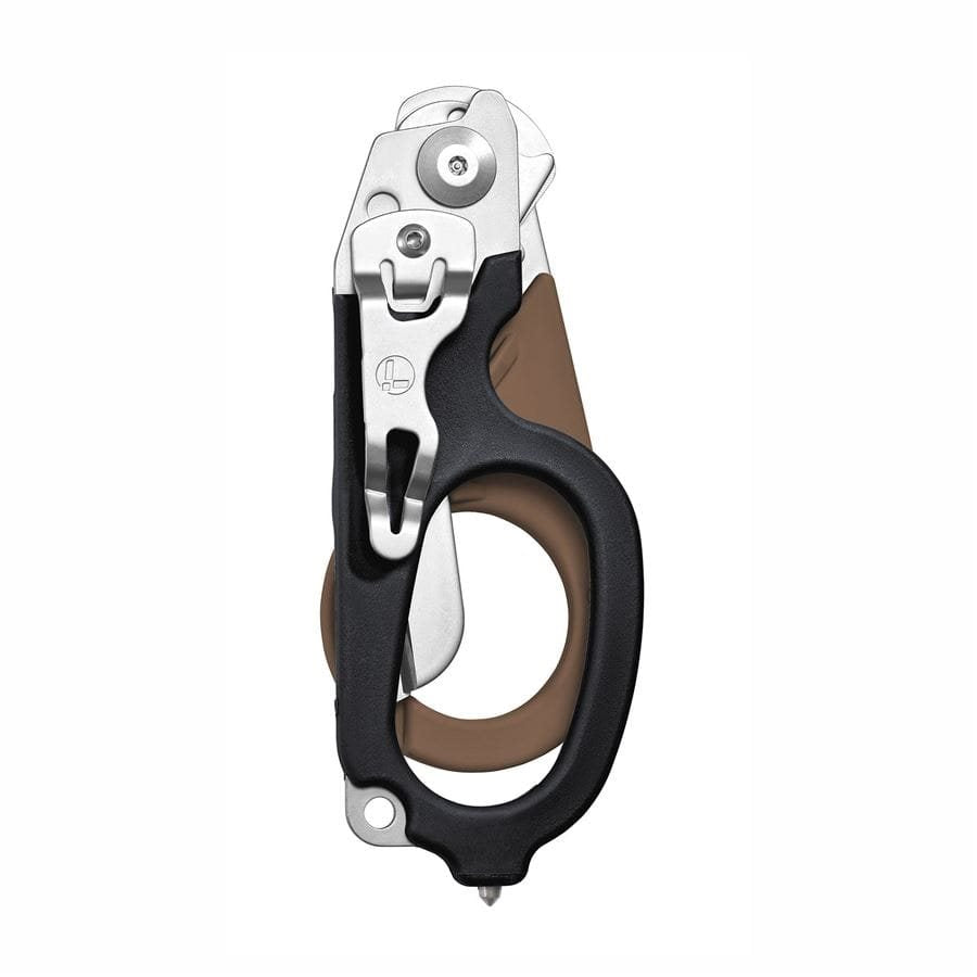 Tijeras de rescate RAPTOR negras/tan con funda